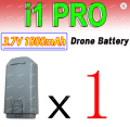 1pc Original Battery for i1PRO Drone, 3.7V, 1800mAh, for i1 PRO RC, Replacement Battery for Quadcopter, i1PRO Accessory Parts s360. 