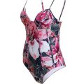 2024 New Split Decoration Quick drying Printing Sexy Sunscreen Beach Advanced Swimming Suit for Women.
