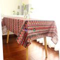 Wholesale Southeast Asian Ethnic Style Cotton Linen Tablecloth Bohemian Style Table Cloth Vintage Yunnan Lijiang Folk Tea. 