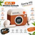 Q86 TWS Wireless Earphones Bluetooth 5.3 Stereo Sport Headphones Retro Camera Style Earbuds Compatible iPhone Android. 