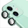Camera Lens Protector for iPhone 11 , iPhone 12 mini Premium Tempered Glass Film Aluminum Alloy Lens Screen Cover Case Green. 