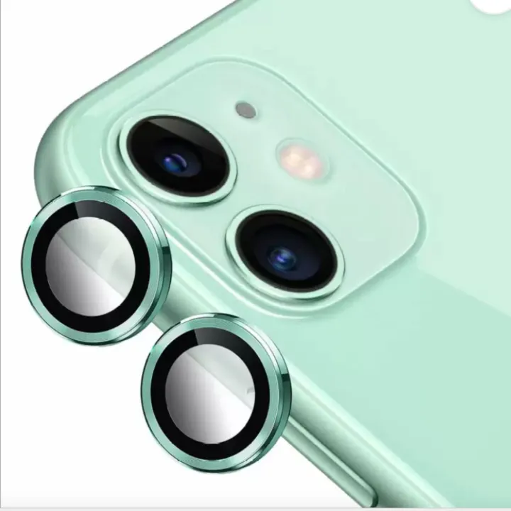 Camera%20Lens%20Protector%20for%20iPhone%2011%20,%20iPhone%2012%20mini%20Premium%20Tempered%20Glass%20Film%20Aluminum%20Alloy%20Lens%20Screen%20Cover%20Case%20Green%20-%20Image%208
