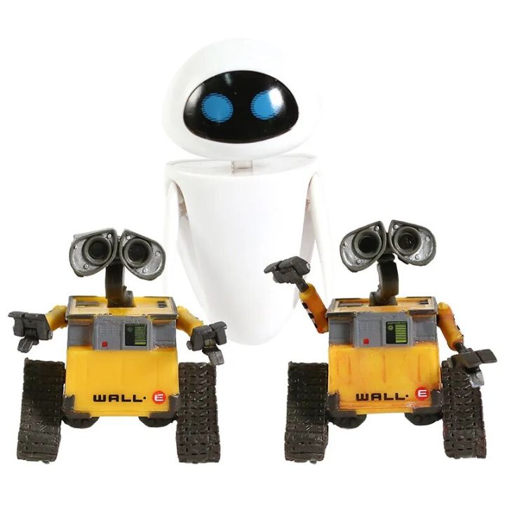 Wall-E Robot Wall E EVE PVC Action Figure Collection Model Toy Doll