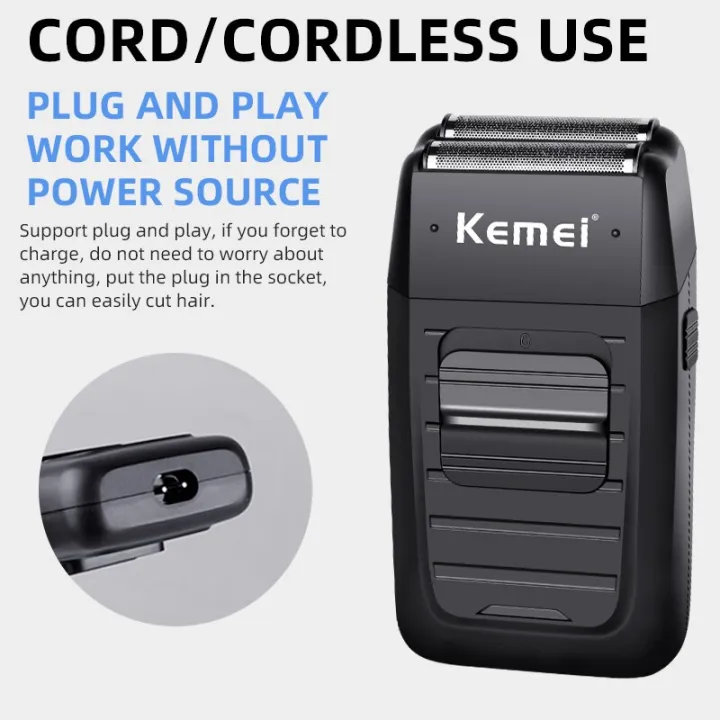 KEMEI-1102%20Compact%20Rechargeable%20Lithium%20Ion%20Shaver%20Kit,Foil%20Professional%20Electric%20Shaver%20for%20Men%20-%20Image%205