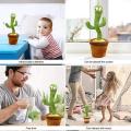 Dancing Cactus,Cactus Toy,Cactus Toys for Kids That Repeats Your Words,Dancing Cactus Plush for Babies Talking & Repeating Home Decoration.