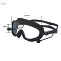Swim Glasses Wide View Waterproof Outdoor Swimming Goggles with Ear Plug. 