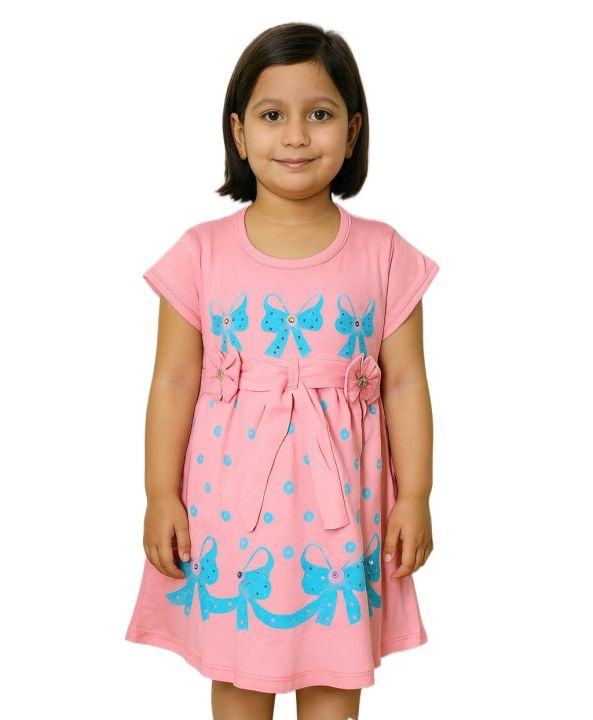 Girls%20Frock%20without%20Pant%201%20Piece%20Summer%20Collection%20Baby%20Girl%20Summer%20Floral%20Dress%20Princess%20party%20Dress%20-%20-%20Image%203