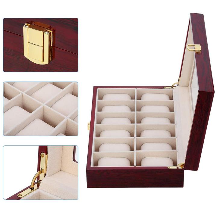 Luxury%20Wooden%20Watch%20Box%201/2/3/5/6/10/12%20Grids%20Watch%20Organizers%206%20Slots%20Wood%20Holder%20Boxes%20for%20Men%20Women%20Watches%20Jewelry%20Display%20-%20Image%205