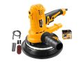 TOLSEN Electric Drywall Sander 900W 180mm, Drywall Sander with Vacuum and LED Light 5 Variable Speed w/ 10pcs Accessories, CE Approved Industrial Series Model: 79584.