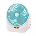 JY SUPER 1880 (RECHARGEABLE PORTABLE USB FAN) With LED Light, 2400mAh Battery 1400 mm Silent Operation 3 Blade Table Fan. 