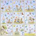 Easter Bunny Window Clings Window Decals Easter Decorations Easy to Peel Decorative Double Sided for. 