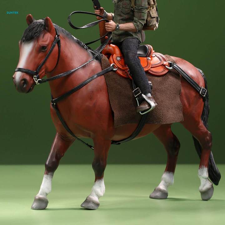 1/12 Scale Horse Figure Action Figure Accessory for 6 inch Figure Accessory