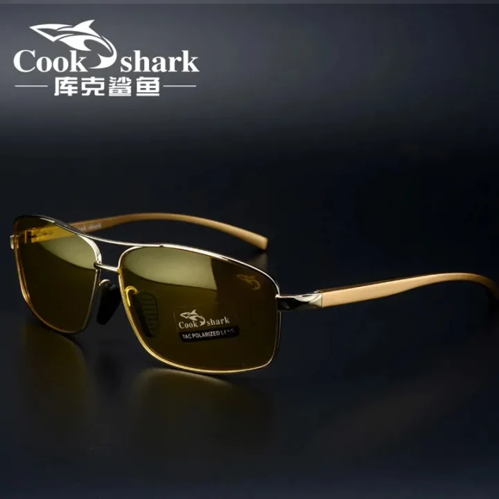 Cook%20Shark%20New%20Color%20Changer%20Sunglasses%20Men's%20Sunglasses%20Tidal%20Polarization%20Driver's%20Mirror%20Driving%20Night%20Vision%20Glasses%20-%20Image%207