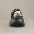 School Black Pu Leather Junior Girl'S Shoe. 