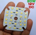Solar DC 12V LED lamp plate 20W round No need driver Smart bulb lamp For DIY White LED Floodlight Spotlight PCB Round shape DC 12 V LED Bulb lamp plate20W Direct DC Led Light Plate dob led lamp plate.