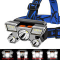 Go AwayA Go Headlamps USB Rechargeable Super Bright LED Headlamp 5 LED Flashlight Headlamp 4 Modes Headlight Waterproof LED Flash Light Working Lamp For Outdoor Camping Headlight Emergency Light. 