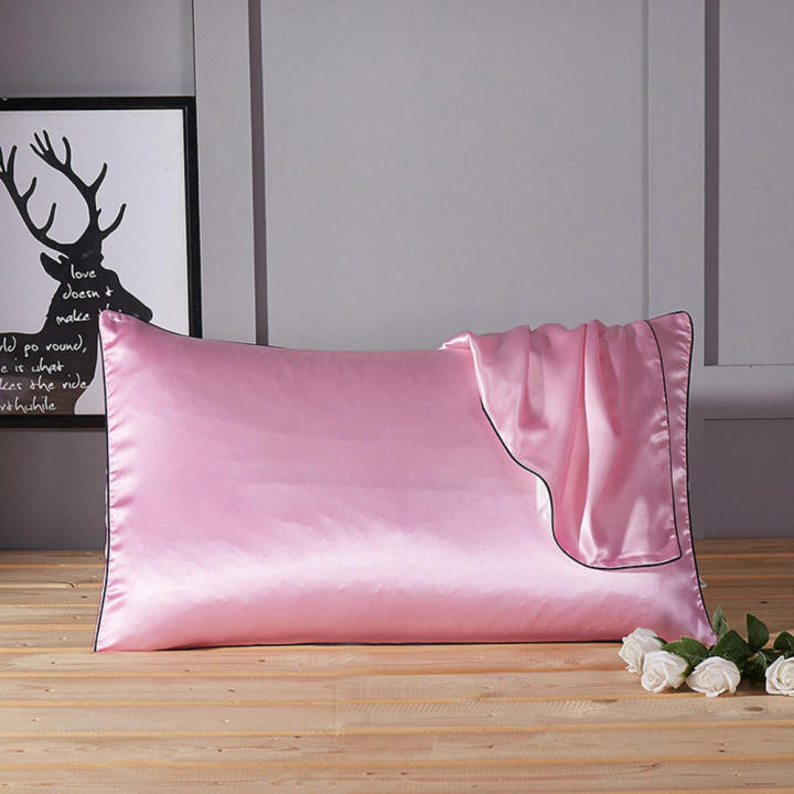 Comfortable%20Silk%20Pillowcase%20Hypoallergenic%20Breathable%20Silky%20Satin%20Pillow%20Covers%20Soft%20Anti-wrinkle%20Pillow%20Case%20for%20Home%20Decor%20Sleep%20Aid%20Beauty%20Sleep%20Skin%20Care%20Bedroom%20Accessory%20-%20Image%209