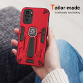 For Xiaomi Redmi Note 10 4G / Note 10s Case Hard With Stand Magnetic Shockproof Protective Back Cover Case.
