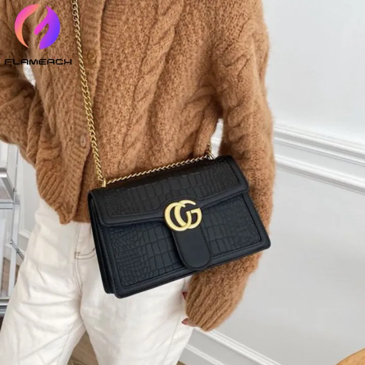 Luxury%20Crocodile%20Pattern%20Women's%20Shoulder%20And%20Crossbody%20Bag%20-%20Image%2010