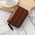 Men's card holder  Business Card Holder  Convenient storage Compact size  PU leather material  PU Leather Wallet Zipper closure  Women's card holder Zipper Wallet  for Office use  Business meetings  Travel accessory  Gift for professionals  Secure card. 