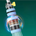 360 Degree Rotatable 6 Layers Water purifier magnetic filter tap. 