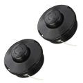 JDXHLAU 2X Replacement Petrol Trimmer Head Strimmer Bump Feed Line Spool Brush Cutter Grass. 