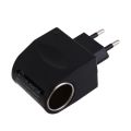 110V-220V AC 12V DC EU Car Power Adapter Converter Cigarette Lighter Socket.