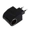110V-220V AC 12V DC EU Car Power Adapter Converter Cigarette Lighter Socket. 