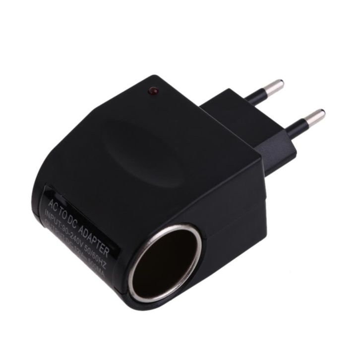 110V-220V AC 12V DC EU Car Power Adapter Converter Cigarette Lighter Socket