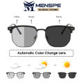 MENSPE Men Glasses Computer Glasses Photochromic Eyeglasses Fashion Semi Frame Clear Lens Glasses Blue Light Blocking Glasses Anti-blue Lens Eyes Protection Eyewear. 