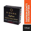 Ribana Organic Saffron Goat's Milk Beauty Soap Bar- 110gm. 