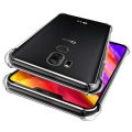 For LG G7 ThinQ Transparent Soft Gel TPU Reinforced Corners Cushion Bumper Shockproof Drop Protection Case Cover. 