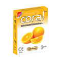 Coral Orange Flavor Condom, Single Pack, 3 Pcs. 