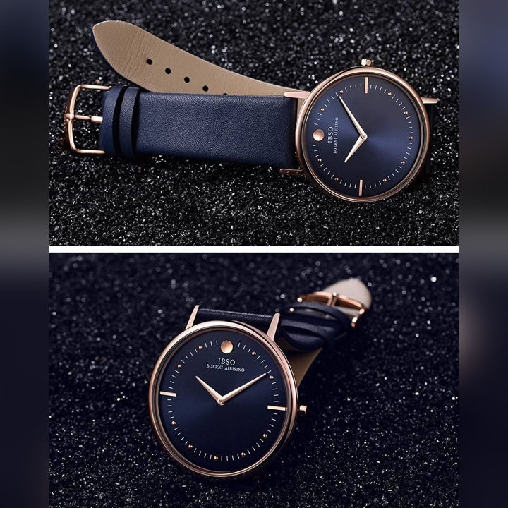 IBSO%20Leather%20Analog%20Watch%20For%20Men%20-%20Navy%20Blue%20-%20Image%205