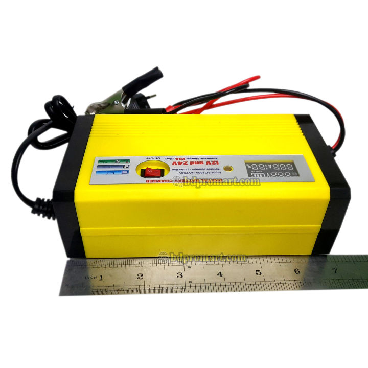 12v%20&%2024v%2020A%20Digital%20Battery%20Charger%20Yellow%20PL2420A%20-%2020A%20Automatic%20Battery%20Charger%20for%20wet%20dry%20lead-acid%20battery%20digital%20Smart%20Charger%20-%20Image%203