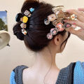 Cute Cartoon Biscuits Hair Claw For Women Girls Creative Headwear Lovely Bear Shark Clips Fashion Hairpin Funny Hair Accessories Conbo.