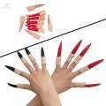 10pcs False Nails Cosplay Party Supplies Scary Makeup Accessories Red. 