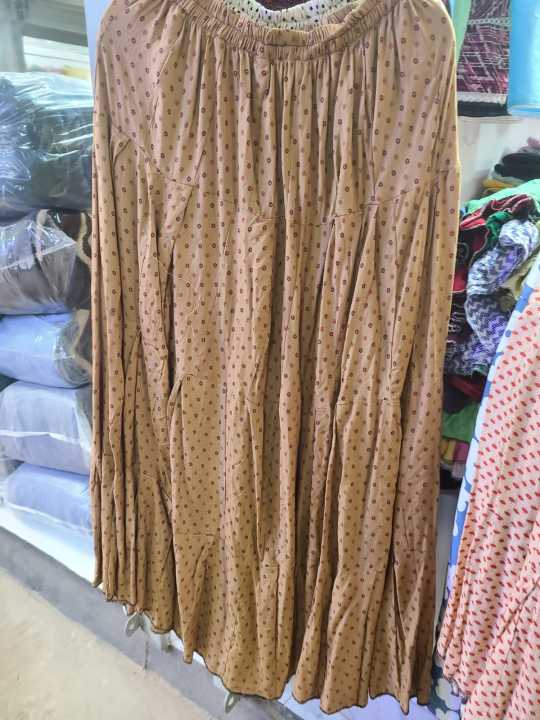 Stylish%20Long%20Skirt%20Fashionable%20Women%20Skirt%20,%20leghnda%20cotton%20big%20-%20Image%202