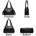 Genuine Soft Leather Handbags for Women Vintage Shoulder Tote Bag Luxury Designer Ladies Large Capacity Purse Bags Sac A Main. 