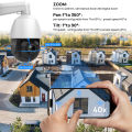 Vikylin PTZ IP Camera 40X Zoom 8MP 4K For Hikvision Protocol PoE 5MP 18X Auto Track Human Vehicle Detect Two Way Audio Outdoor. 