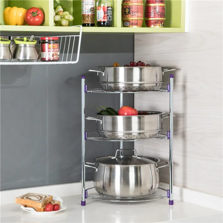Kitchen%20Pot%20Rack%20Crock%20Pot%20Shelf%20Chrome-Plated%203%20Tier%20Round%20Shelf%20Storage%20Tower%20Crock%20Pot%20Heat%20Insulation%20Pot%20Holder%20-%20Image%209