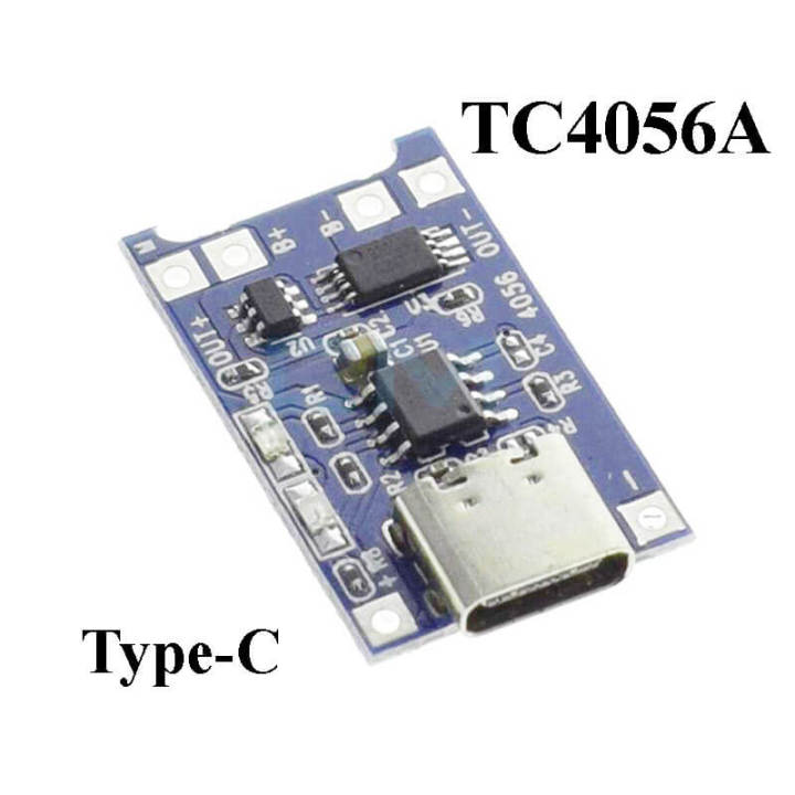 TP4056A%20Type-C%20USB%2018650%20Lithium%20Battery%20Charging%20Module%20(5V%201A)%20-%20Image%202