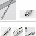 5 In 1 Laser Light Pen With Torch, Pointer, Magnet, Antenna And Ballpoint Pen With Metal Box - Fountain Pen. 