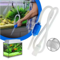 Aquarium Clean Siphon Vacuum Water Change Gravel Cleaner Fish Tank Pump Filter 143cm. 