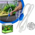 Aquarium Clean Siphon Vacuum Water Change Gravel Cleaner Fish Tank Pump Filter 143cm. 