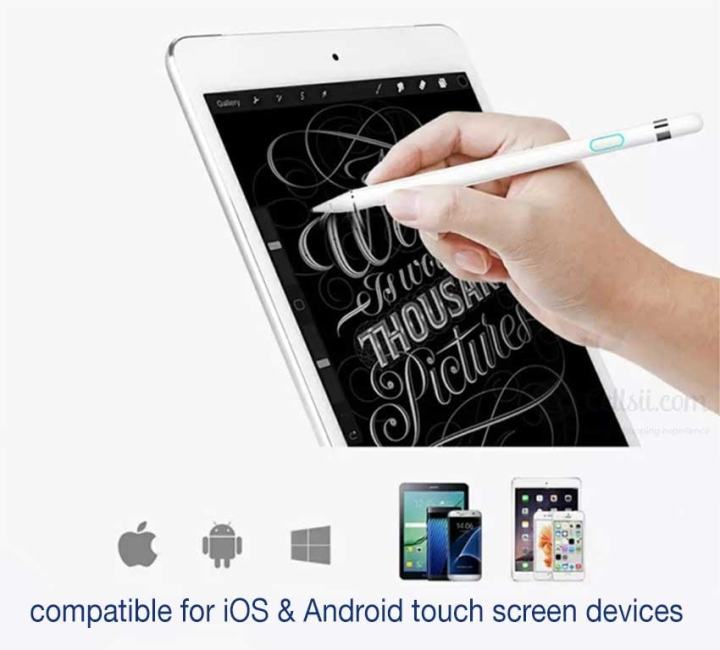 WIWU%20Picasso%20Active%20Stylus%20P339%20Universal%20Capacitive%20Touch%20Screen%20Stylus%20Pen%20for%20iOS%20&%20Android-%20white%20-%20Image%203