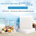 Sea Salt Soap Exfoliating Acne Treatment Deeply Goat's Milk Soap Body Whitening Cleaner Pores Blackheads Removal Makeup Tools. 