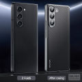【Clearance】 For Galaxy Z Fold6/5/4 Case Built-In Magnetic Hinge Protective Back Cover, Fold6 Fold5 Fold4 Casing "- Blue.