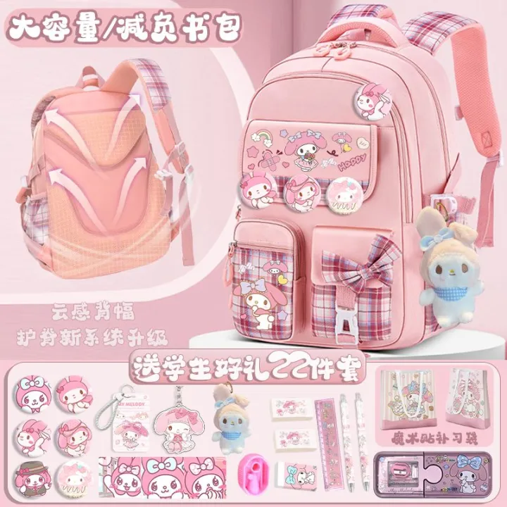 Sanrio%20My%20Melody%20Mochilas%20Aestethic%20Bag%20Escuela%20Student%20Campus%20Backpack%20Cute%20Fashion%20Printing%20Large%20Capacity%20Kawaii%20Simple%20Tidy%20-%20Image%202
