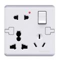 W1MS13 Pearl White (Multi Socket) Walton Multiplug Socket. 